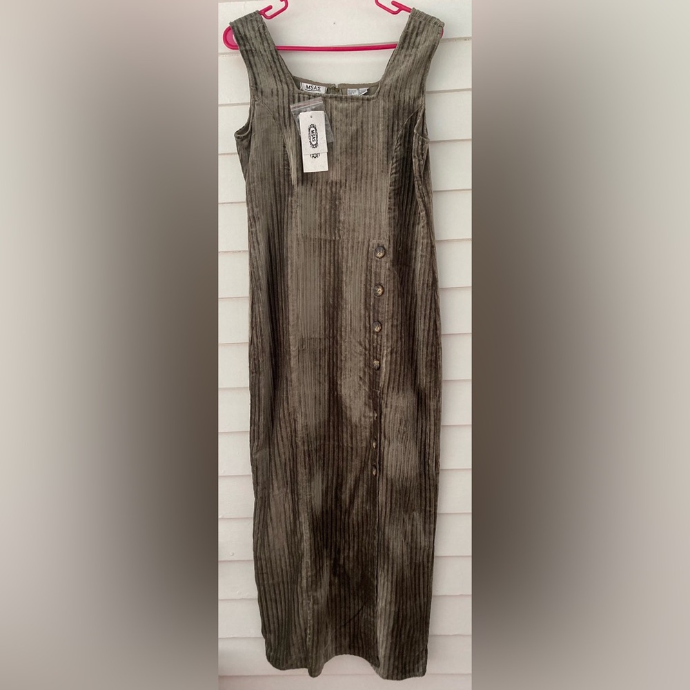 MSAS | Vintage Corduroy Jumper Dress Size Small NWT